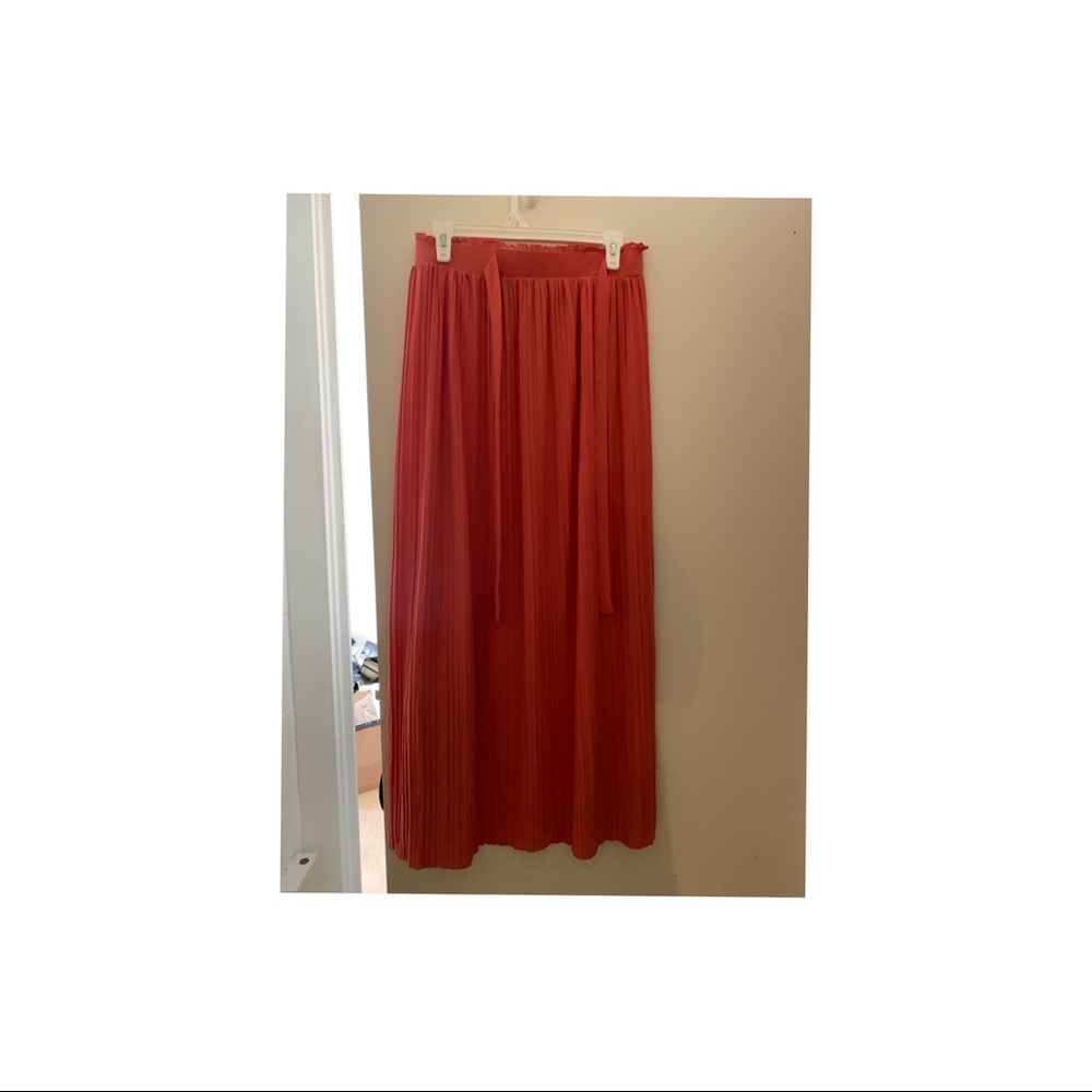 Pinkish Orange sheer Skirt